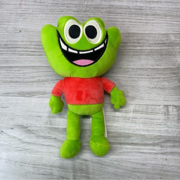Hobby Kids Adventures HobbyFrog Green Frog 9” Soft Stuffed Plush Toy Animal - Picture 2 of 5